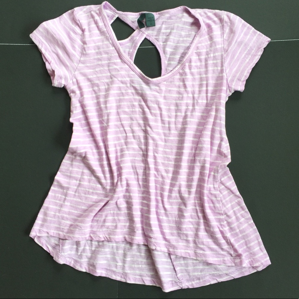 Anthropologie Left of Center cutout Tee